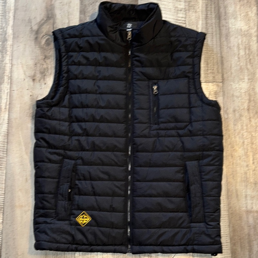 WANTDO Men's Black puffer Vest-size‎ Large